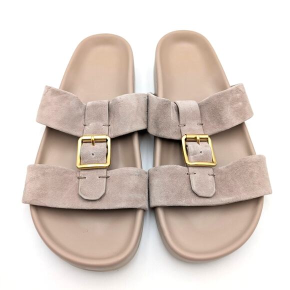 Sarto by Franco Sarto Braxton Two Strap Sandal Women's Porcini Beige Size US6.5M - Picture 3 of 10